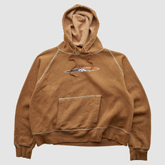 Denver Broncos NFL 2000s Hooded Pullover Sweatshirt - Tan Pullover