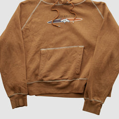 Denver Broncos NFL 2000s Hooded Pullover Sweatshirt - Tan Pullover