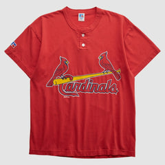 St. Louis Cardinals Russell 2000 T-shirt - Red - Vintage T-shirts
