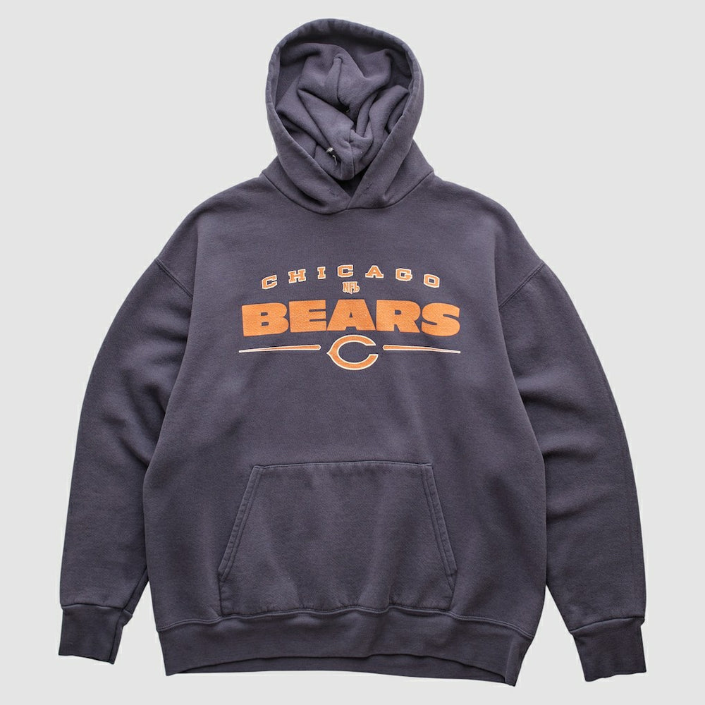 Chicago Bears NFL 2000s Hooded Pullover Sweatshirt - Charcoal Pullover