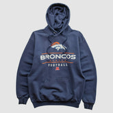 Denver Broncos NFL 2000s Hooded Pullover Sweatshirt - Navy Pullover