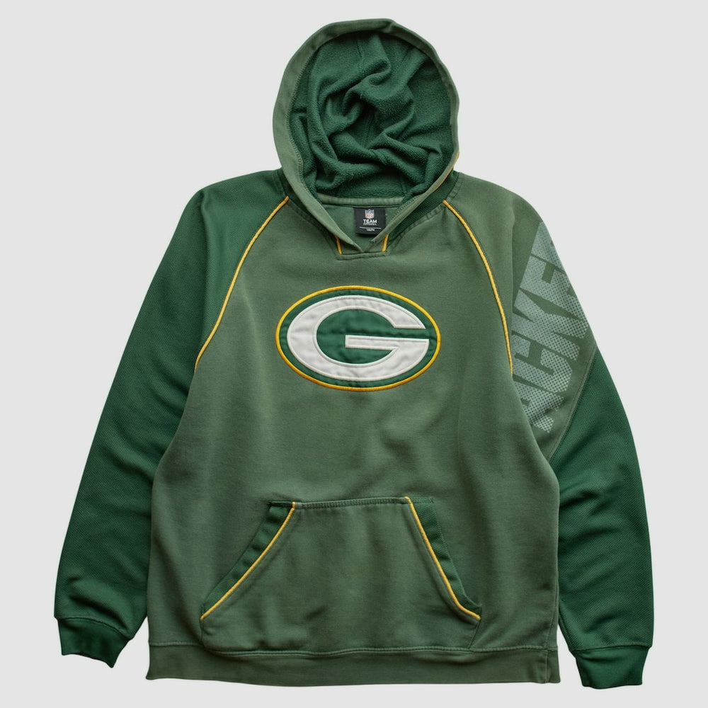Green Bay Packers NFL 2010s Hooded Pullover Sweatshirt - Green Pullover