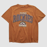 Colorado Rockies 1999 T-shirt - Orange - Vintage T-shirts