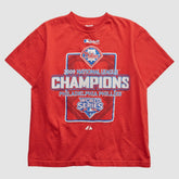 Philadelphia Phillies Delta 2009 T-shirt - Red - XVintage T-shirts