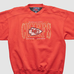 Kansas City Chiefs Galt Sand 90s Pullover Sweatshirt - Red Pullover