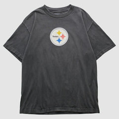 Pittsburgh Steelers Reebok 2000s T-shirt - Charcoal T-shirts