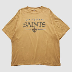 New Orleans Saints NFL 2000s T-shirt - Tan T-shirts