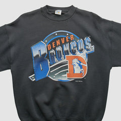 Denver Broncos Fan Sportswear 1994 Pullover Sweatshirt - Black Pullover