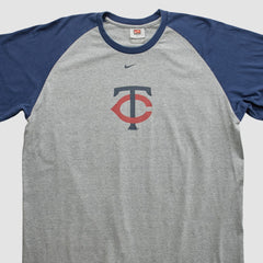 Minnesota Twins Nike 2000s T-shirt - Heather Gray - 3XVintage T-shirts