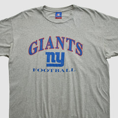 New York Giants Champion 90s T-shirt - Heather Gray T-shirts