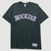 Colorado Rockies Russell T-shirt - Black - Vintage T-shirts