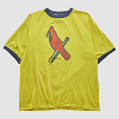 St. Louis Cardinals Cooperstown Collection T-shirt - Yellow - XVintage T-shirts