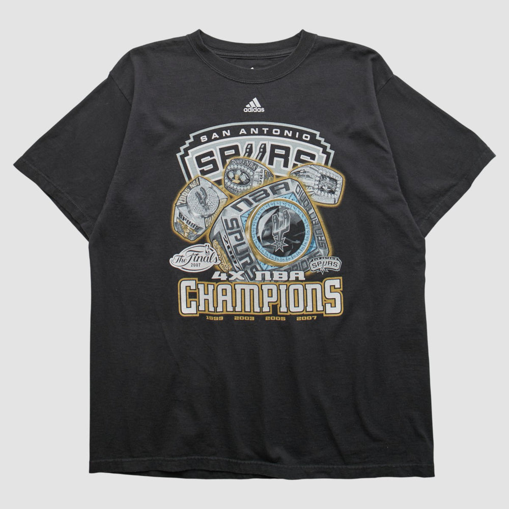 San Antonio Spurs 2007 T-shirt Black Vintage - Adidas