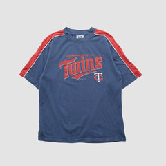 Minnesota Twins Lee Apparel T-shirt - Navy - Vintage T-shirts