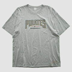 Pittsburgh Pirates Majestic 2003 T-shirt - Heather Gray - 3XVintage T-shirts