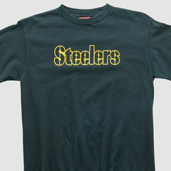 Pittsburgh Steelers NFL 2000s Long Sleeve T-shirt - Black T-shirts