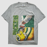 Green Bay Packers Lee Apparel 90s T-shirt - Heather Gray T-shirts