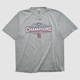 St. Louis Cardinals Lee Apparel 2006 T-shirt - Heather Gray - 2XVintage T-shirts