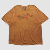 Baltimore Orioles Majestic 2000s T-shirt - Orange - 3XVintage T-shirts