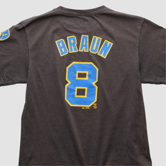 Milwaukee Brewers Majestic 2000s T-shirt - Black - Vintage T-shirts
