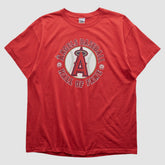 Los Angeles Angels Jerzees 2011 T-shirt - Red - XVintage T-shirts