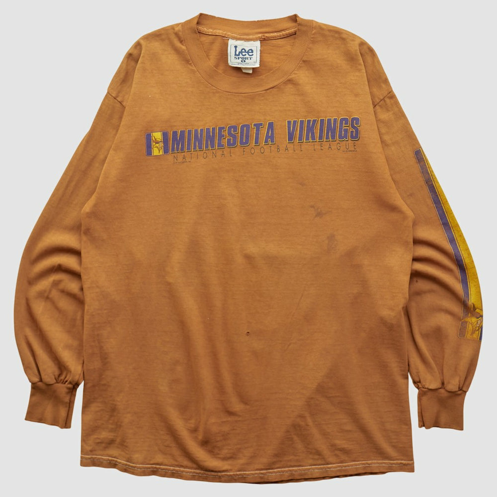 Minnesota Vikings Lee Apparel 2000s Long Sleeve T-shirt - Brown T-shirts