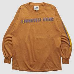 Minnesota Vikings Lee Apparel 2000s Long Sleeve T-shirt - Brown T-shirts