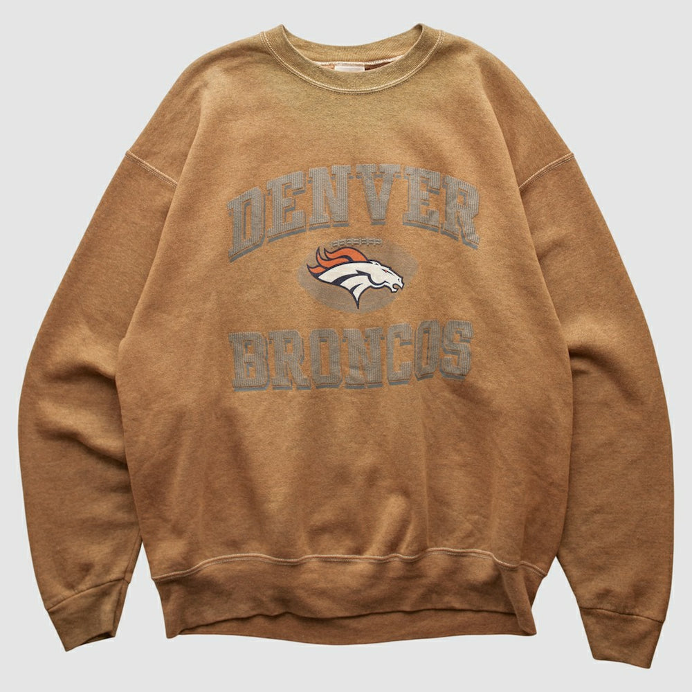 Denver Broncos Pro Player 90s Pullover Sweatshirt - Tan Pullover
