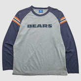Chicago Bears NFL 2000s Long Sleeve T-shirt - Heather Gray T-shirts