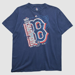 Boston Red Sox Majestic 2013 T-shirt - Navy - Vintage T-shirts