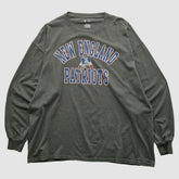 New England Patriots NFL 2010s Long Sleeve T-shirt - Dark Heather Gray T-shirts