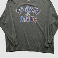 New England Patriots NFL 2010s Long Sleeve T-shirt - Dark Heather Gray T-shirts