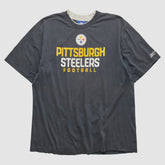 Pittsburgh Steelers Reebok 2000s T-shirt - Charcoal T-shirts