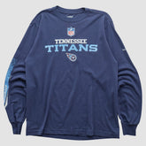 Tennessee Titans Reebok 2000s Long Sleeve T-shirt - Navy T-shirts