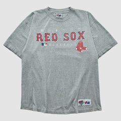Boston Red Sox Majestic 2000s T-shirt - Gray - Vintage T-shirts