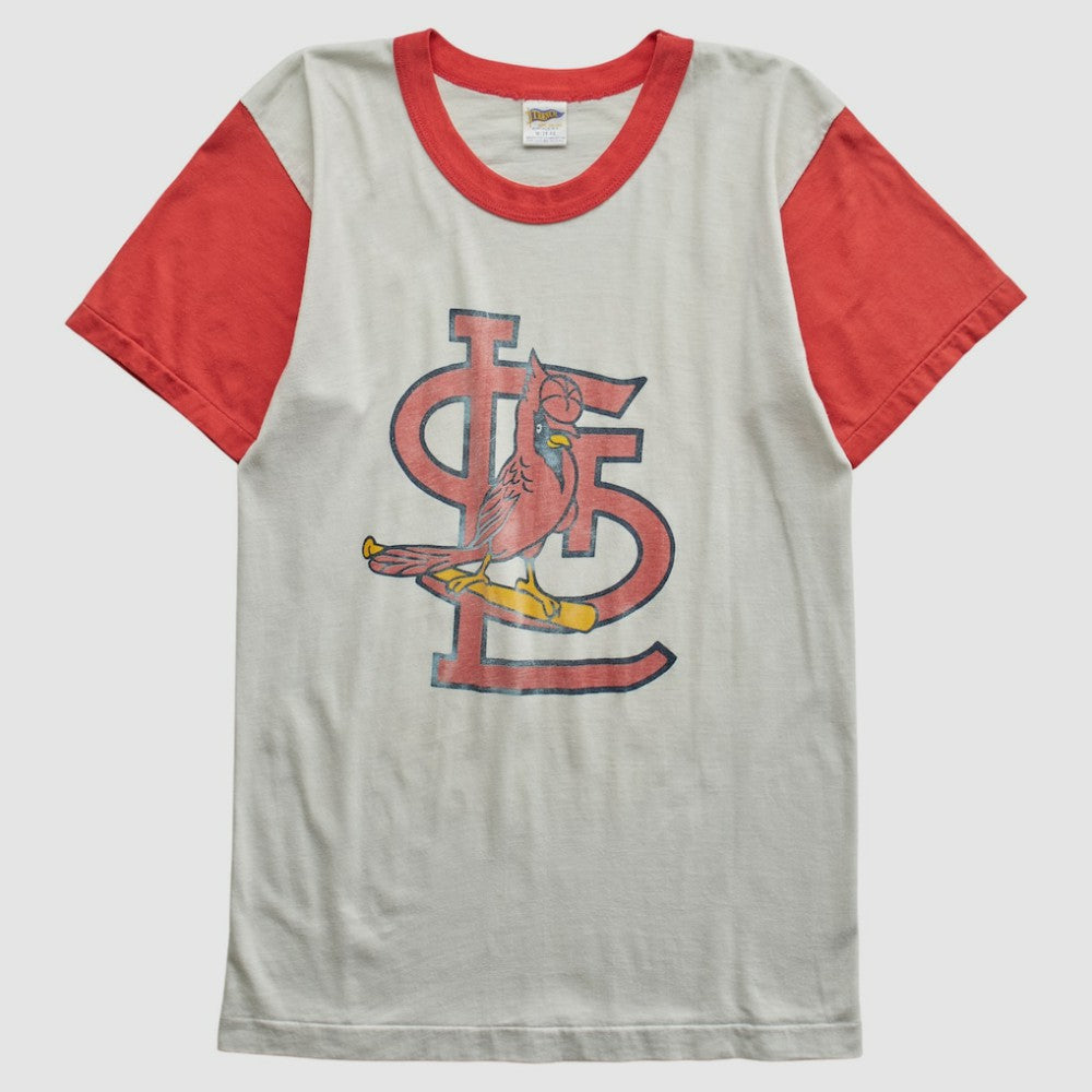 St. Louis Cardinals Trench 90s T-shirt - White - Vintage T-shirts