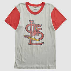 St. Louis Cardinals Trench 90s T-shirt - White - Vintage T-shirts