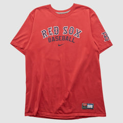 Boston Red Sox Nike 2010s T-shirt - Red - Vintage T-shirts