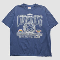 Dallas Cowboys Hanes 1996 T-shirt - Navy T-shirts