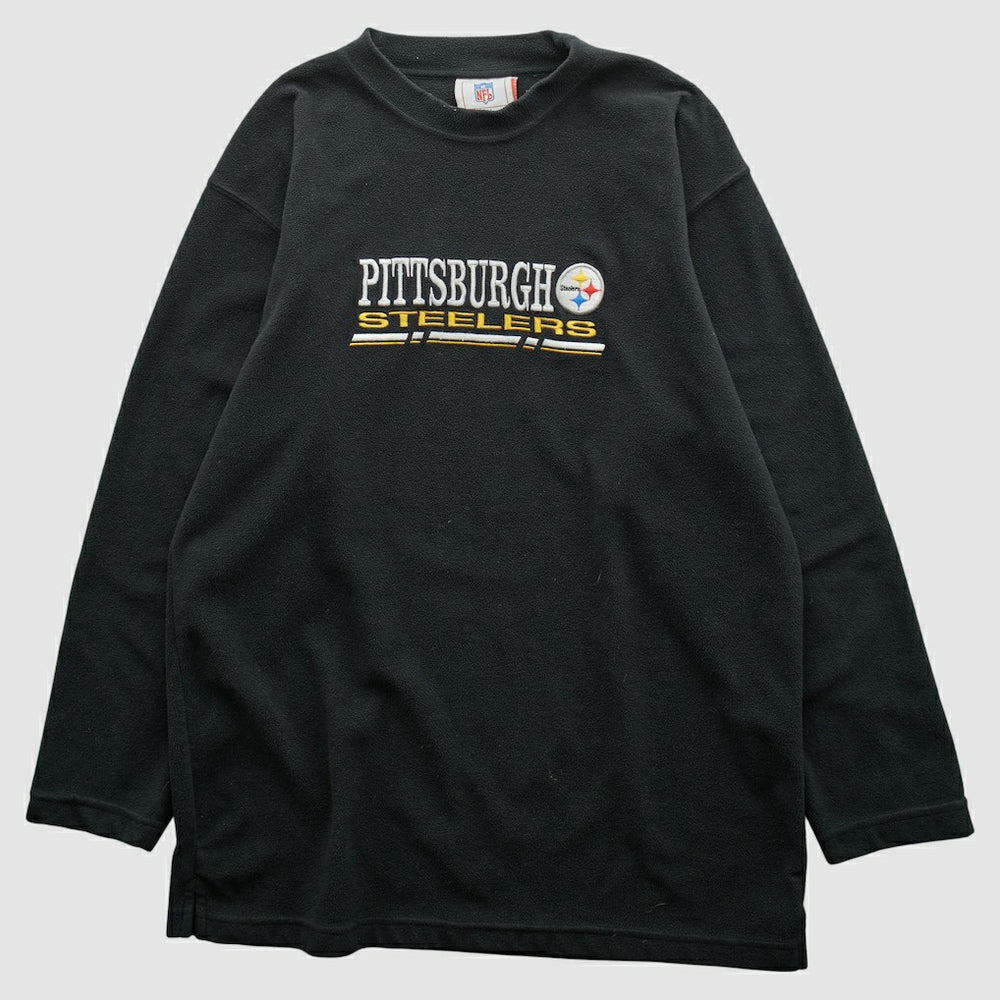 Pittsburgh Steelers NFL 2000s Pullover Sweatshirt - Black Pullover