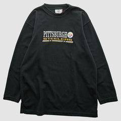 Pittsburgh Steelers NFL 2000s Pullover Sweatshirt - Black Pullover