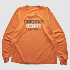 Chicago Bears Reebok 2000s Long Sleeve T-shirt - Orange T-shirts
