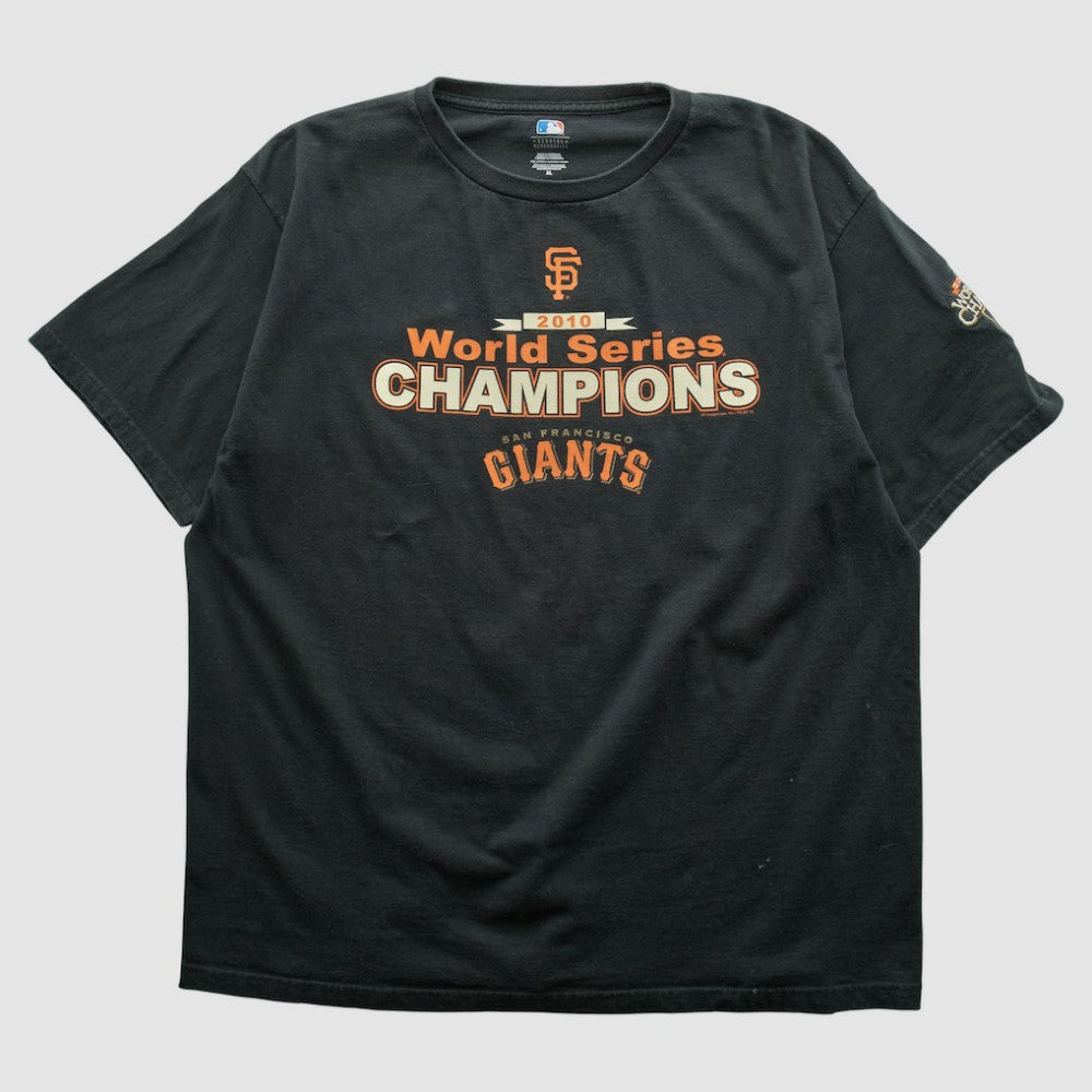 San Francisco Giants Genuine Merchandise 2010 T-shirt - Black - 2XVintage T-shirts