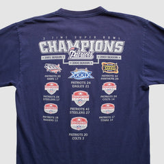 New England Patriots Reebok 2000s Long Sleeve T-shirt - Navy T-shirts