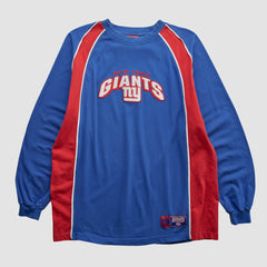 New York Giants NFL 2000s Long Sleeve T-shirt - Blue T-shirts