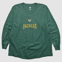 Green Bay Packers NFL 2000s Long Sleeve T-shirt - Green T-shirts