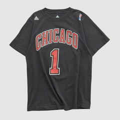 Chicago Bulls 2010s T-shirt Black Vintage - Adidas