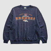 Denver Broncos Lee Apparel 2001 Pullover Sweatshirt - Navy Pullover