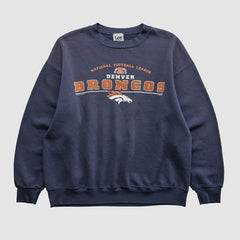 Denver Broncos Lee Apparel 2001 Pullover Sweatshirt - Navy Pullover