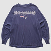 New England Patriots NFL 2000s Long Sleeve T-shirt - Navy T-shirts